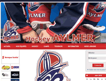 Tablet Screenshot of hockeyaylmer.com